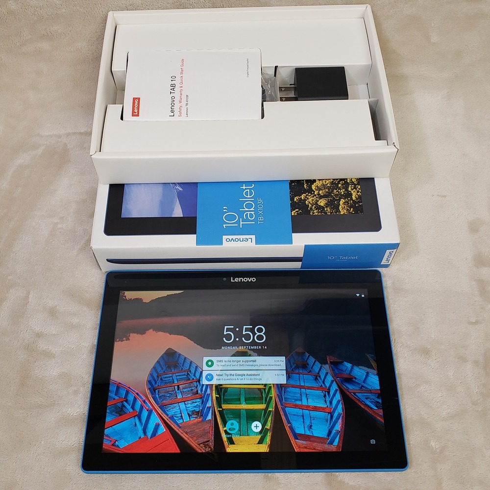 Lenovo TAB 10 Tablet TB-X103F 10.1" 16GB Wi-Fi Android Snapdragon Dolby Atmos